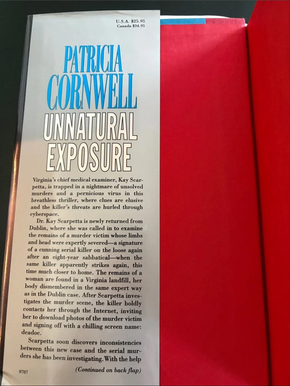 Unnatural Exposure by Patricia Cornwell - Hardcover Book 8 of 29 Kay Scarpetta - Picture 3 of 8